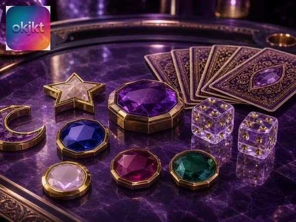 Suasana meja Blackjack dealer langsung