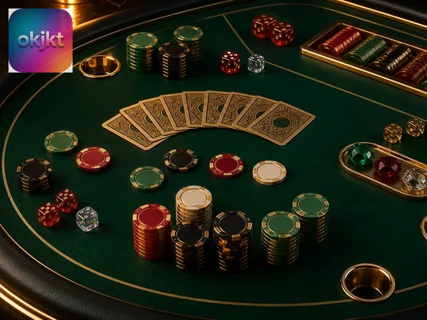Kartu Blackjack dan area taruhan